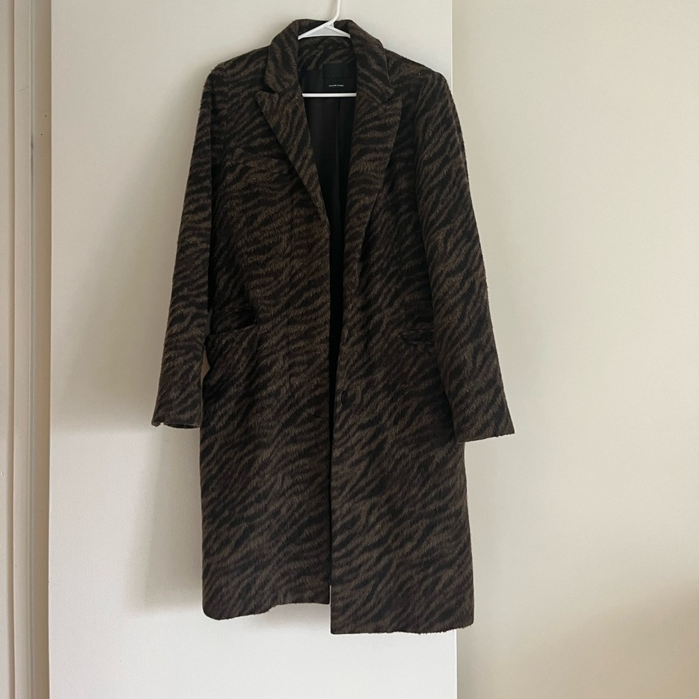 RTA ZEBRA WOOL COAT